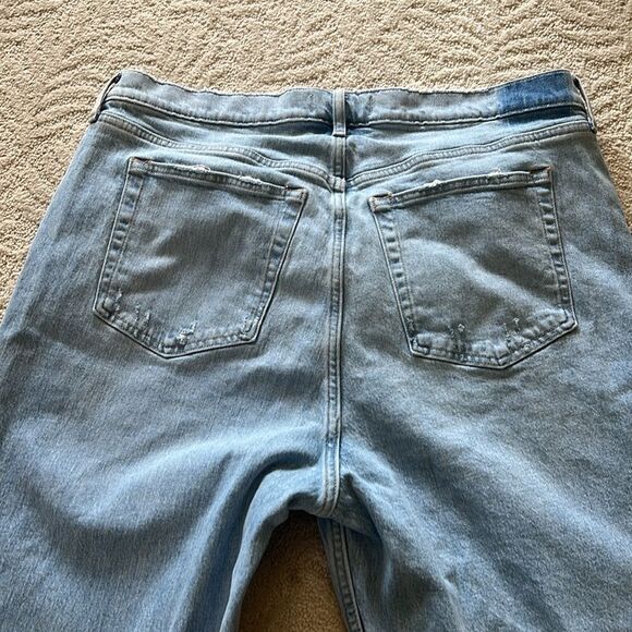 Abercrombie & Fitch The Dad High Rise With Criss-Cross Waistband 34/18s - Picture 9 of 17